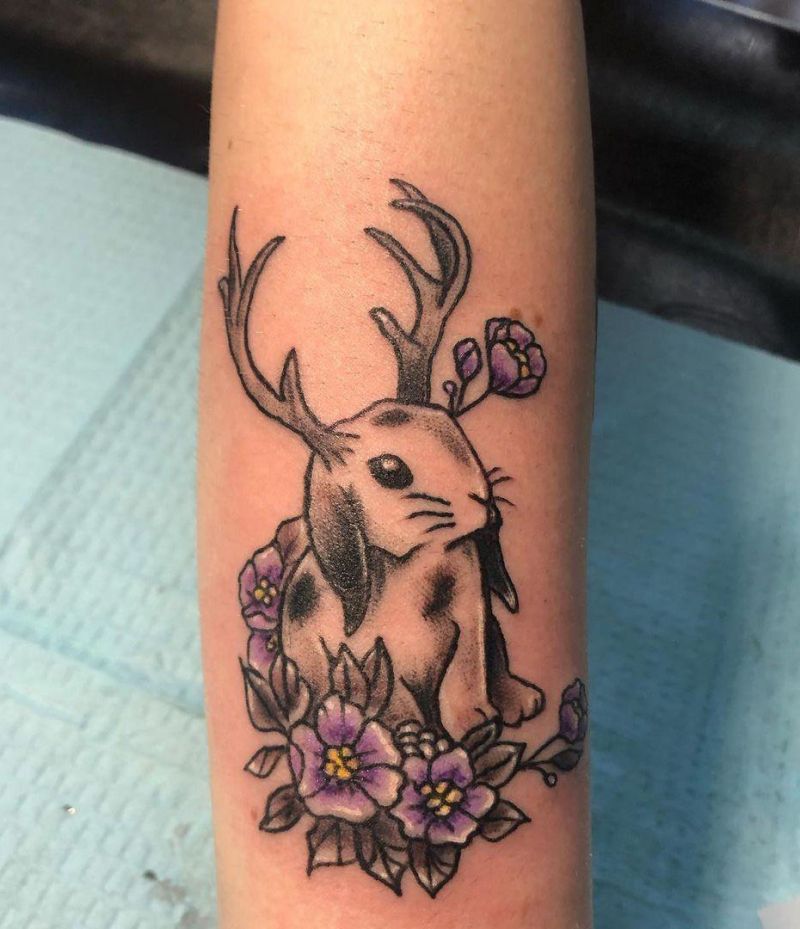 30 Pretty Jackalope Tattoos You Will Love