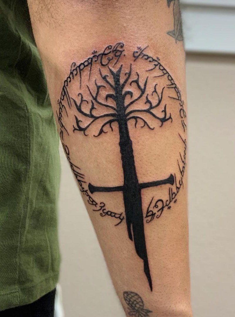 30 Lord of The Rings Tattoos You Will Love