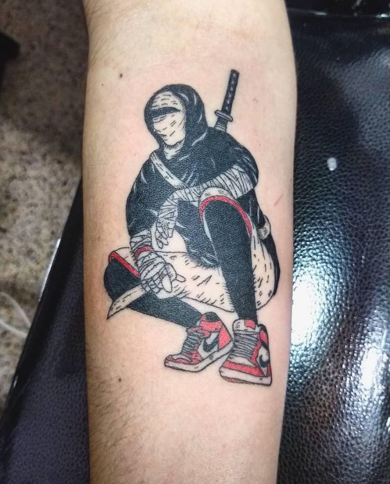 30 Pretty Ninja Tattoos Increase Your Sense of Mystery