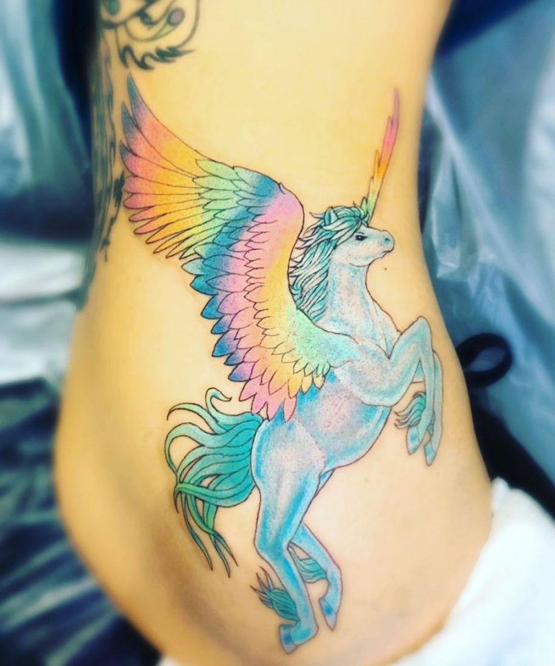 30 Pretty Pegasus Tattoos You Must Try