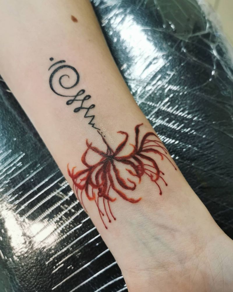 30 Pretty Spider lily Tattoos You Must Try