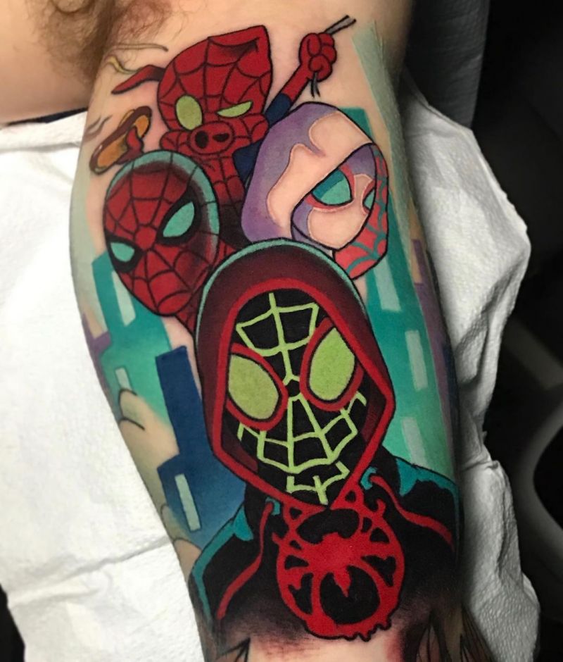 30 Pretty Spiderman Tattoos You Will Love