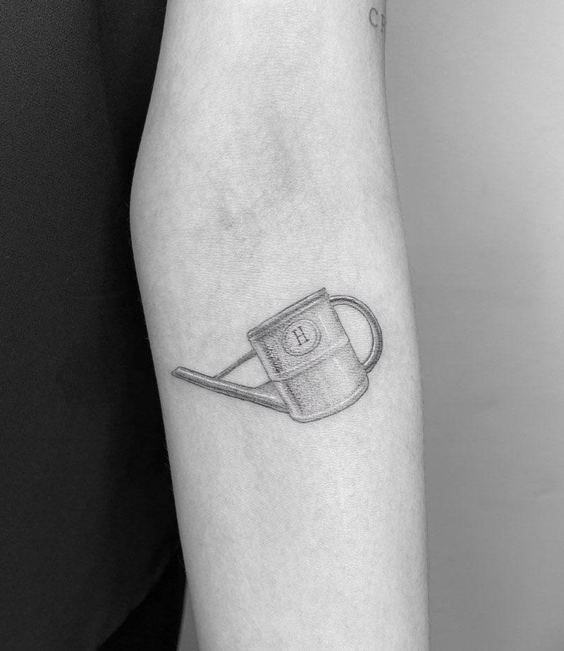 30 Pretty Watering Can Tattoos You Will Love