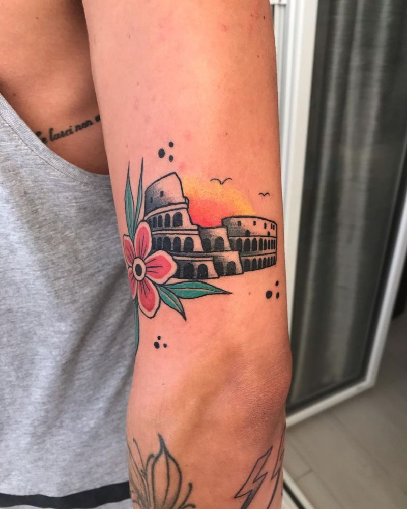 30 Pretty Colosseum Tattoos You Will Love