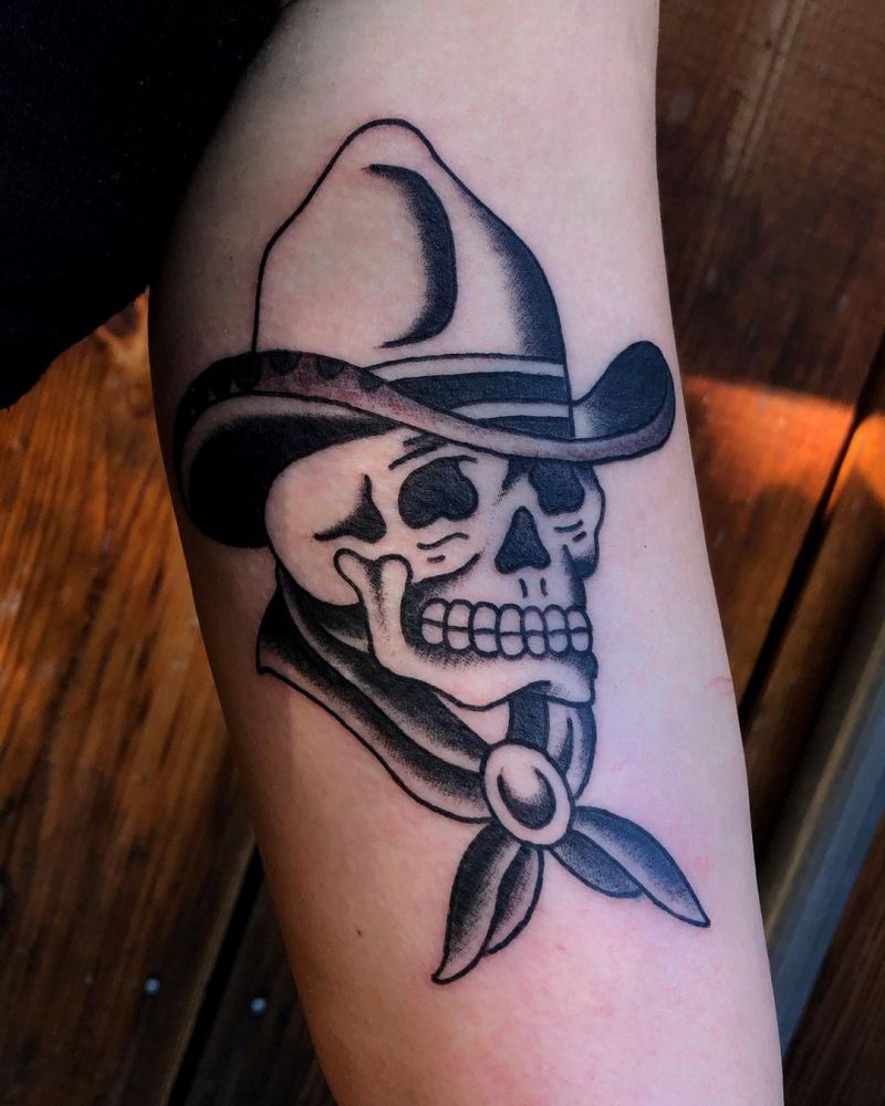 30 Pretty Cowboy Tattoos You Want to Try