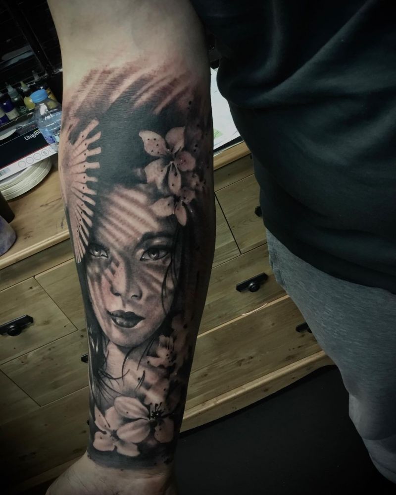 30 Pretty Geisha Tattoos You Will Love