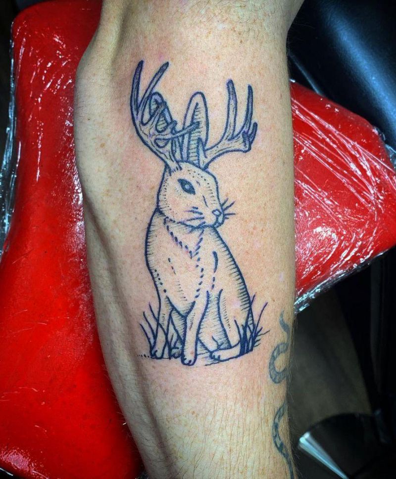 30 Pretty Jackalope Tattoos You Will Love