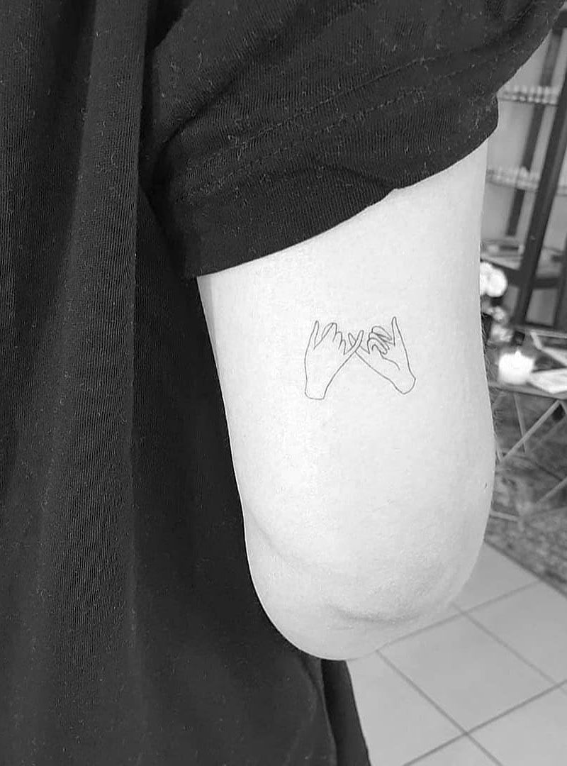 30 Pretty Pinky Promise Tattoos Remind You to Remember Commitment