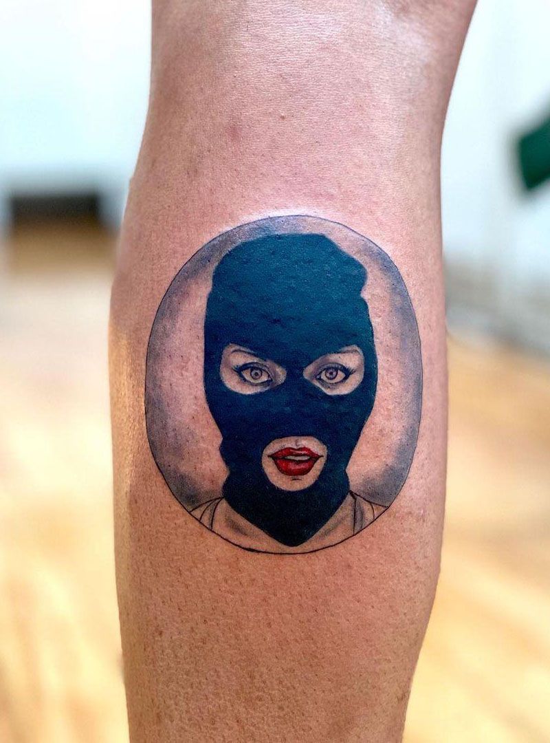 30 Pretty Ski Mask Tattoos You Will Love