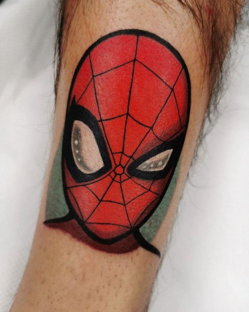 30 Pretty Spiderman Tattoos You Will Love