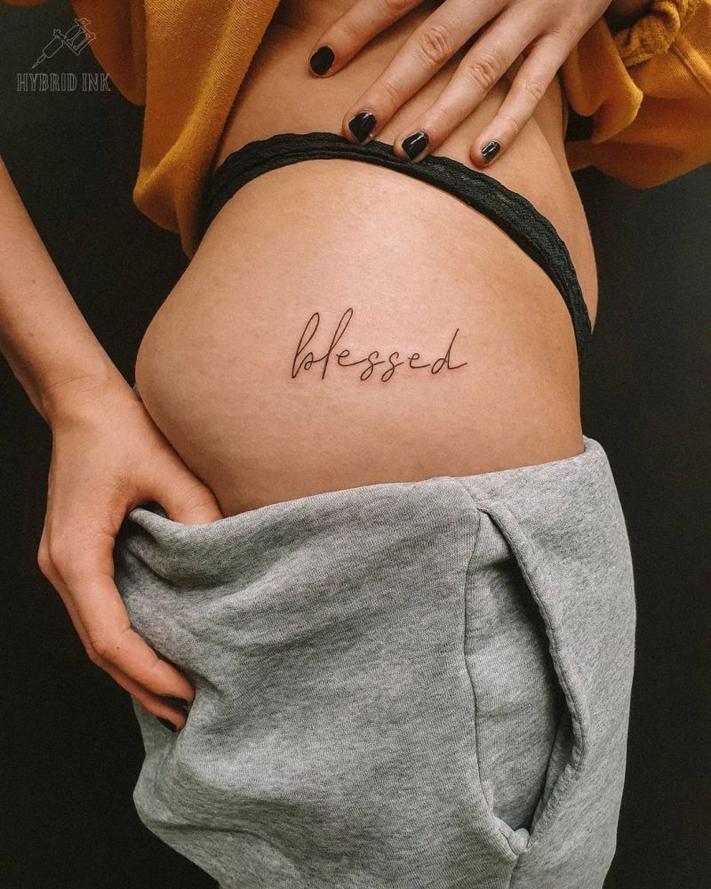 30 Pretty Text Tattoos to Inspire You