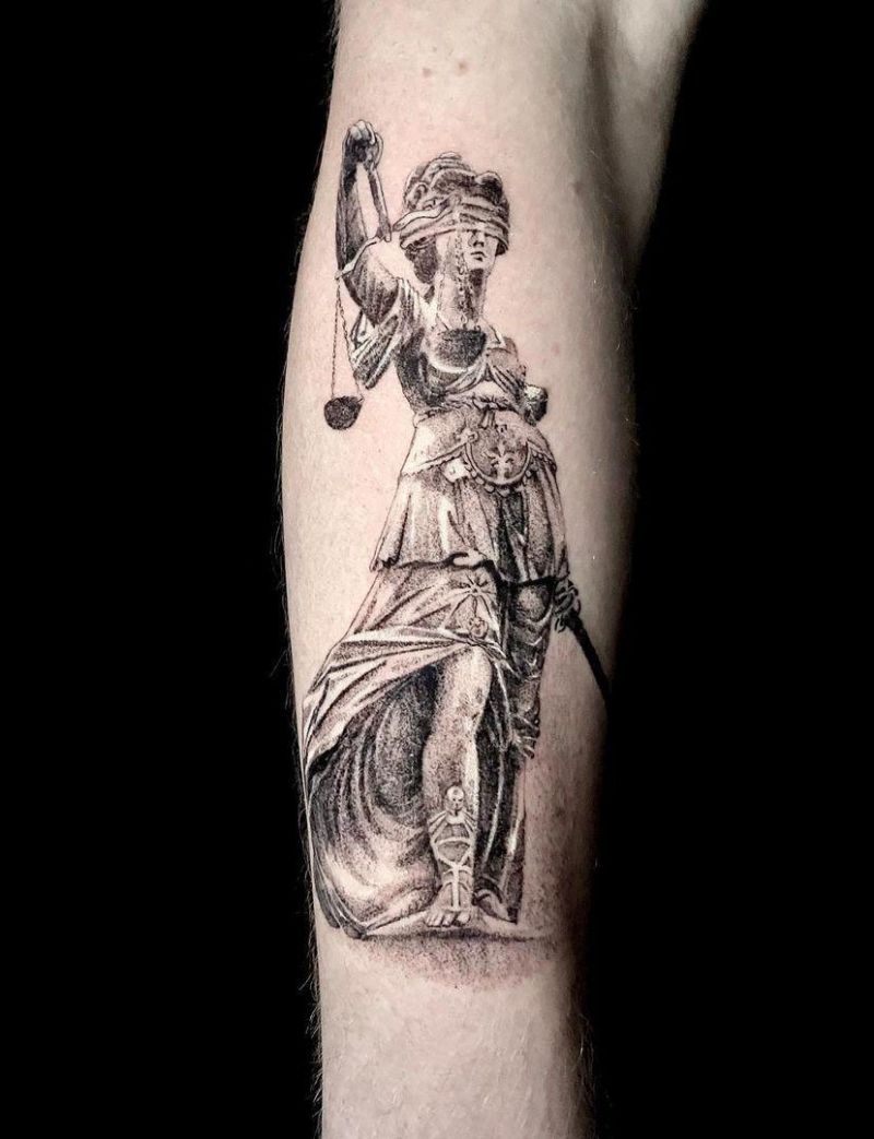 30 Pretty Themis Tattoos Show Your Love for The World