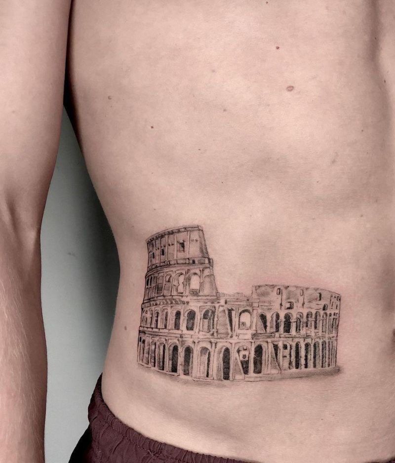 30 Pretty Colosseum Tattoos You Will Love