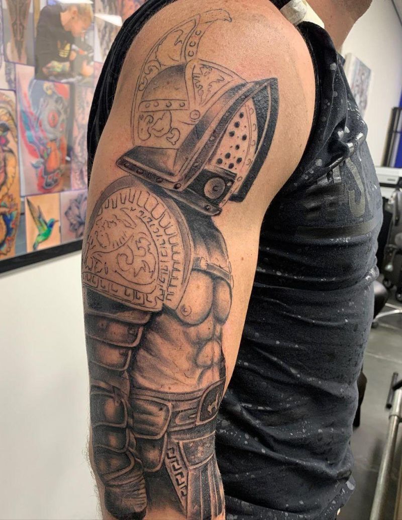 30 Gladiator Tattoos Make You Brave