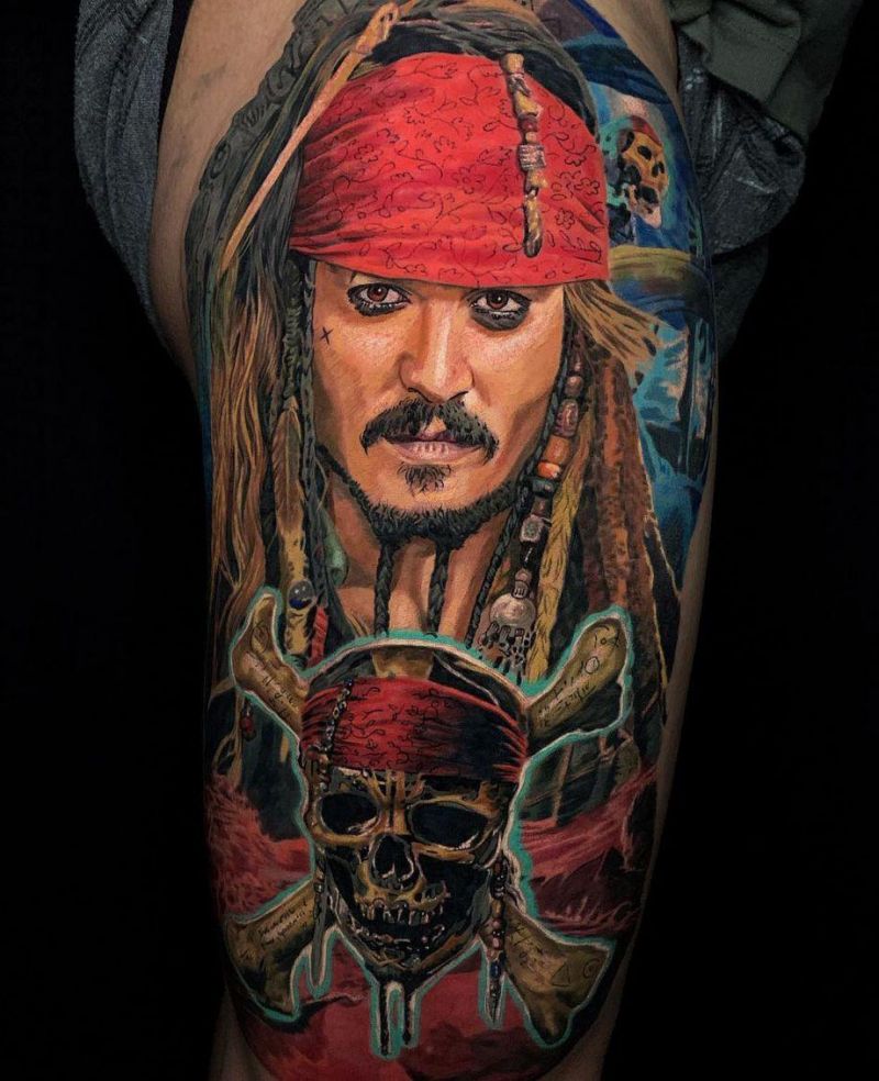 30 Pretty Jack Sparrow Tattoos You Will Love