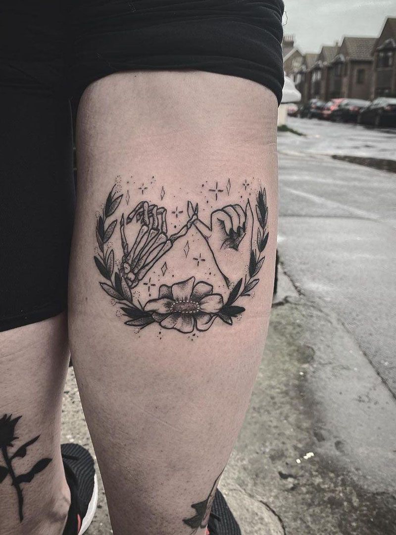 30 Pretty Pinky Promise Tattoos Remind You to Remember Commitment