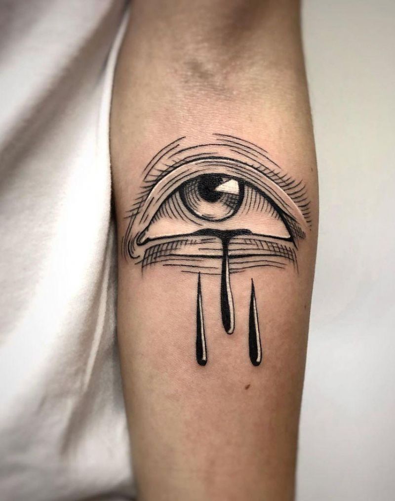 30 Pretty Tears Tattoos You Will Love