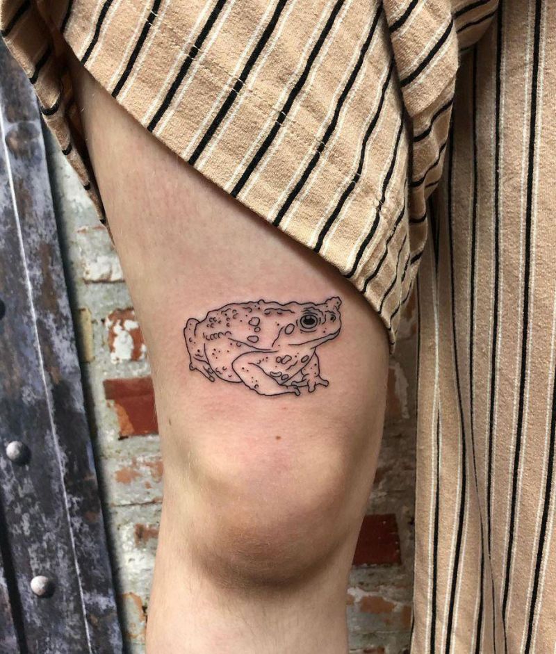 30 Pretty Toad Tattoos You Must Try