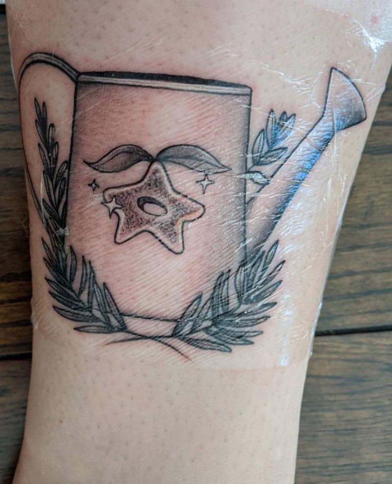 30 Pretty Watering Can Tattoos You Will Love