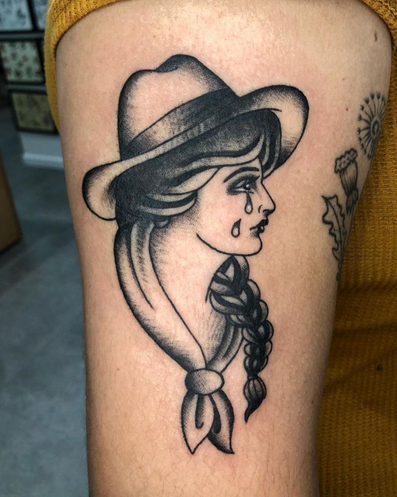 30 Pretty Cowgirl Tattoos You Must Try