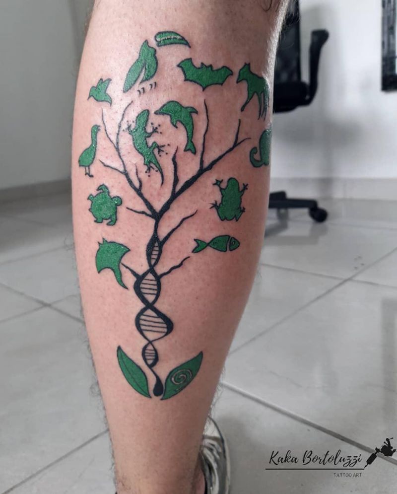 30 Pretty DNA Tattoos to Inspire You