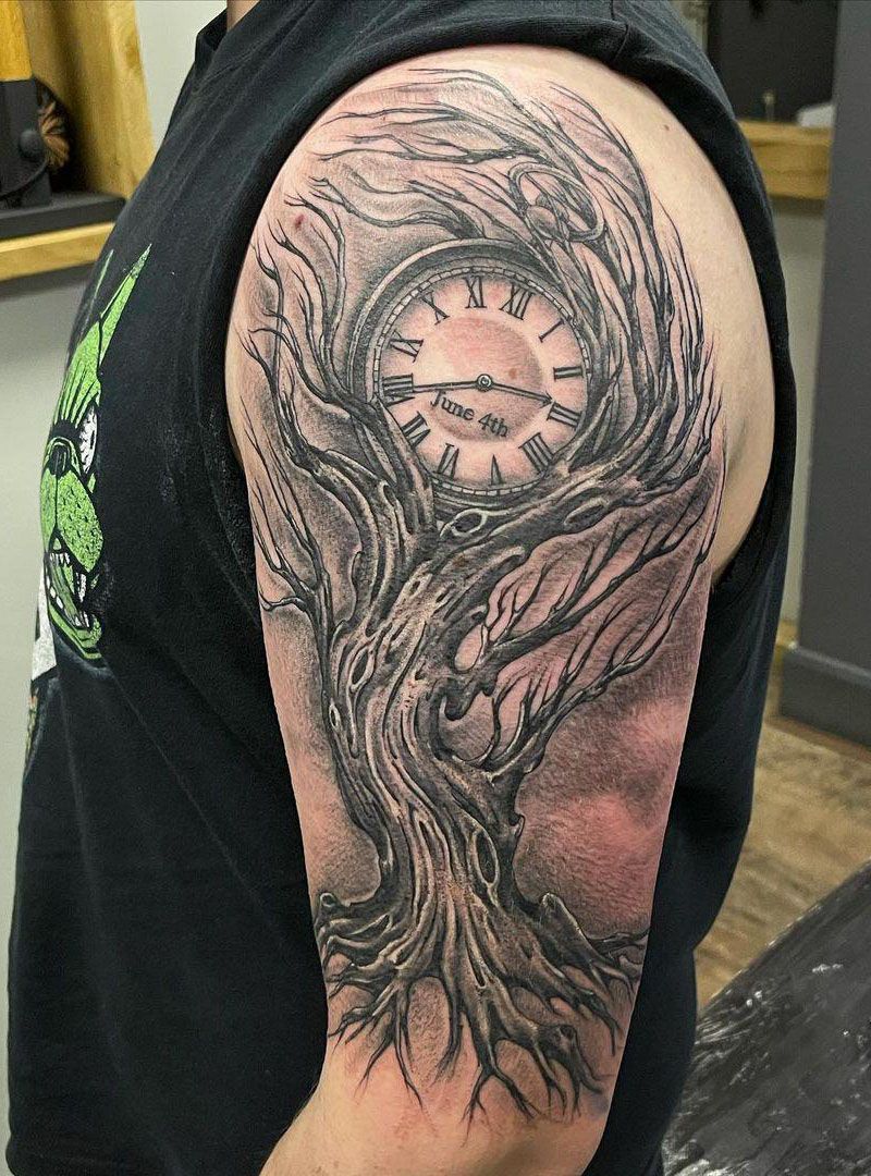 30 Pretty Family Tree Tattoos You Want to Try