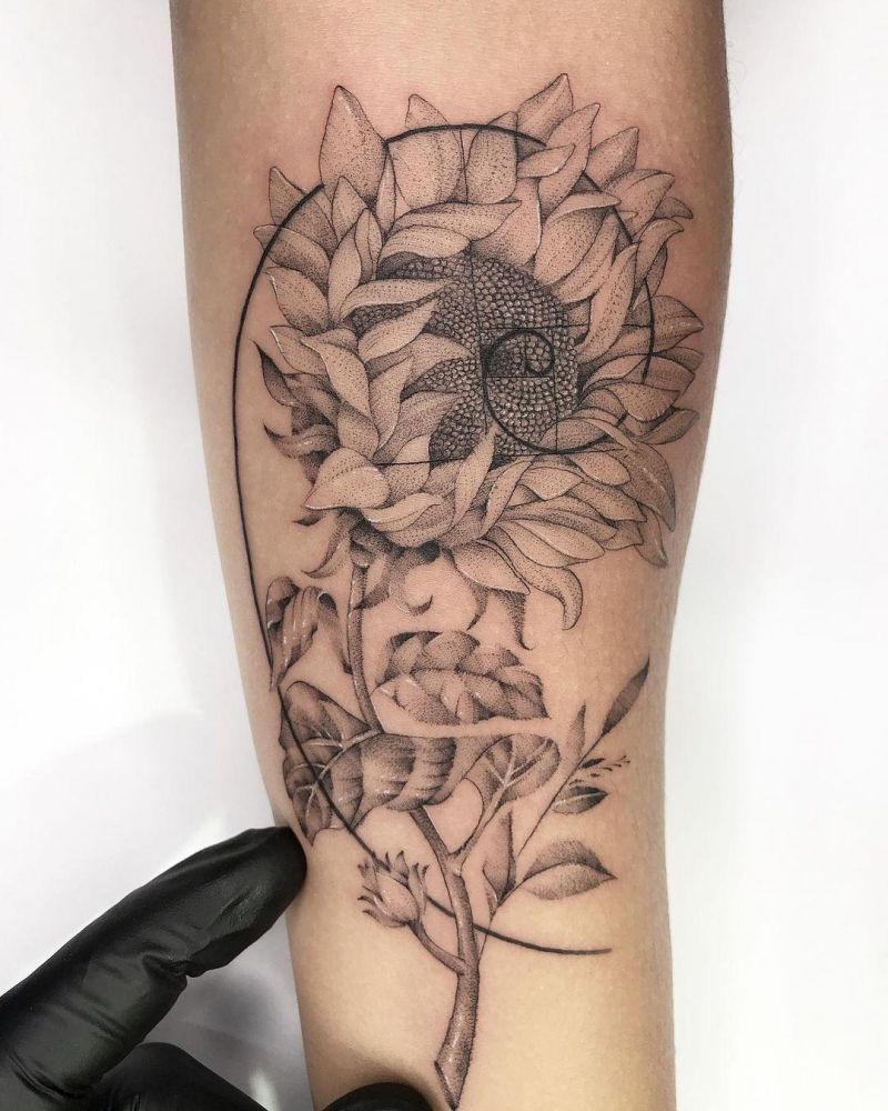 30 Pretty Fibonacci Tattoos You Will Love