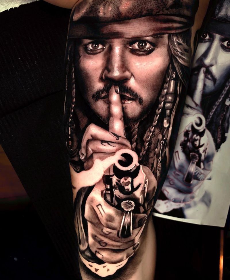 30 Pretty Jack Sparrow Tattoos You Will Love