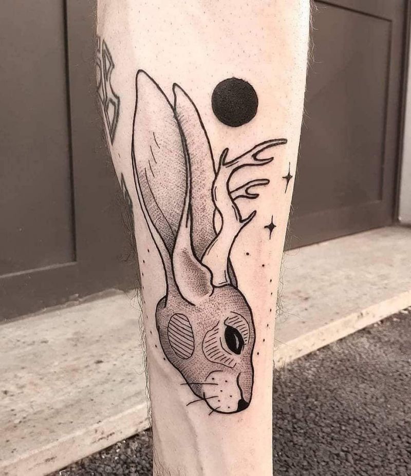 30 Pretty Jackalope Tattoos You Will Love