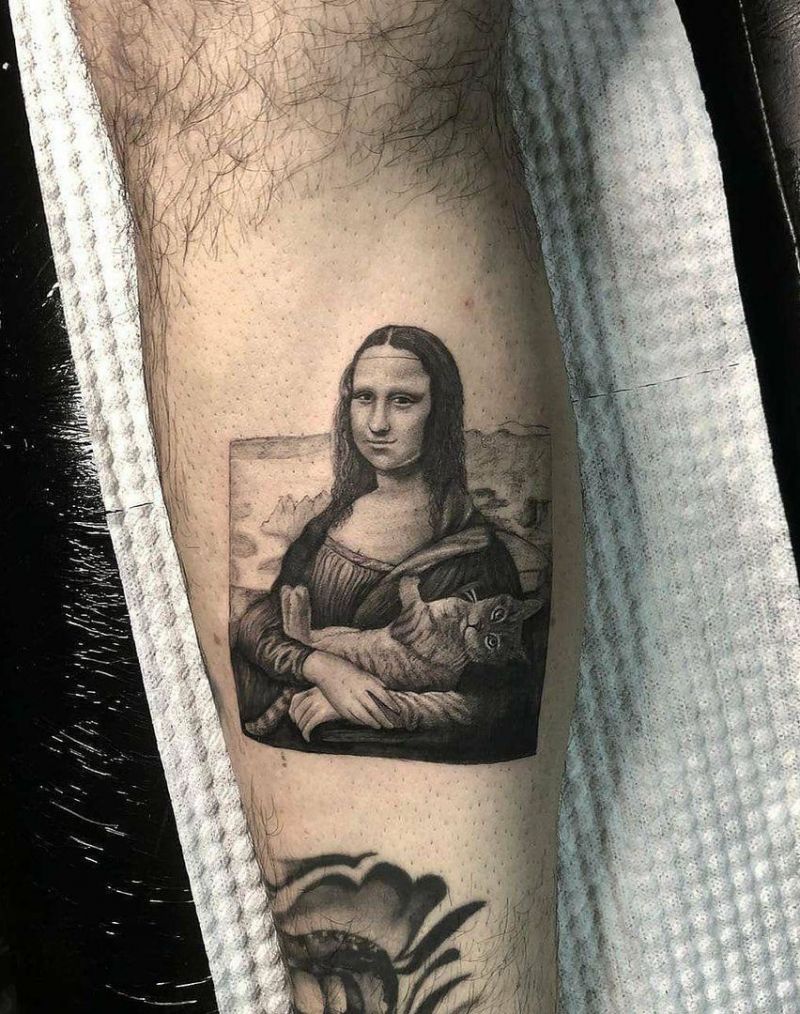 30 Pretty Mona Lisa Tattoos to Inspire You