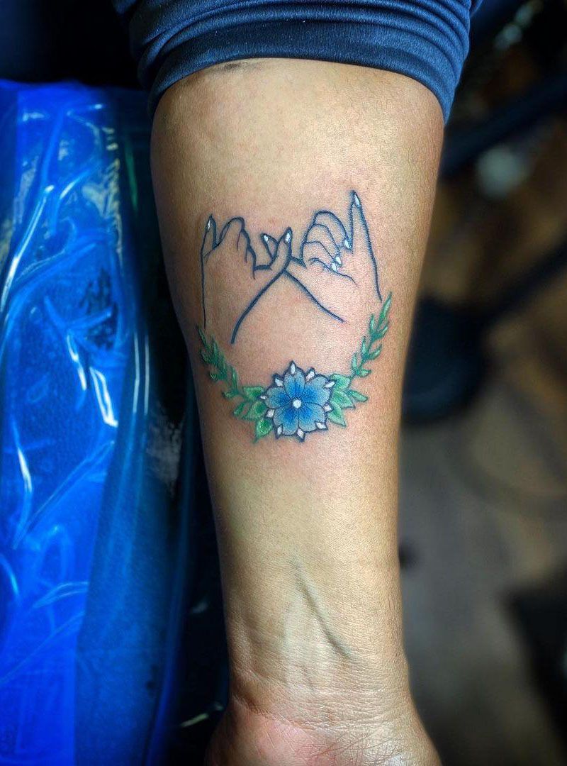 30 Pretty Pinky Promise Tattoos Remind You to Remember Commitment