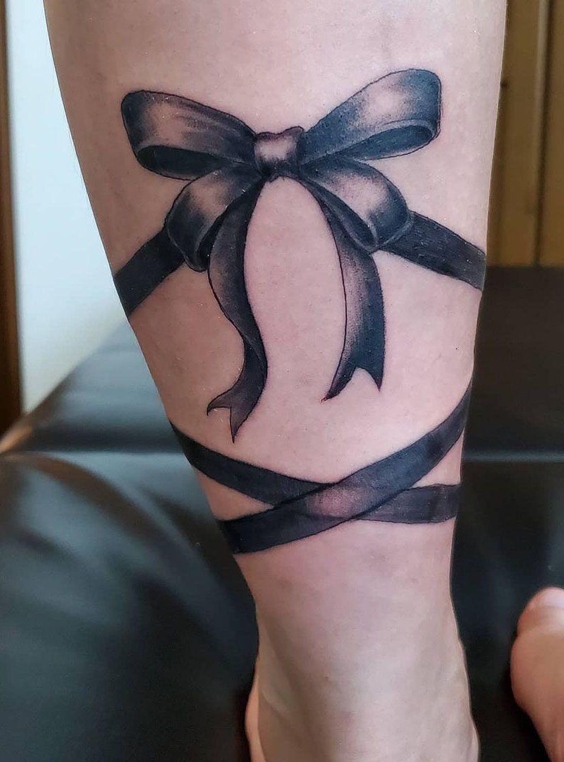 30 Pretty Ribbon Tattoos Enhance Your Personality