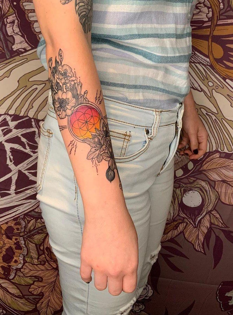 30 Pretty Seed of life Tattoos Bring You Good Luck