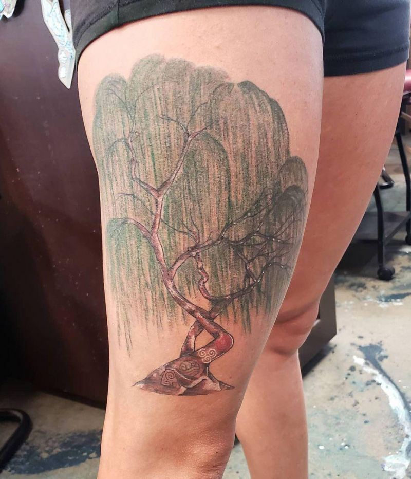 30 Pretty Weeping Willow Tattoos You Must Try