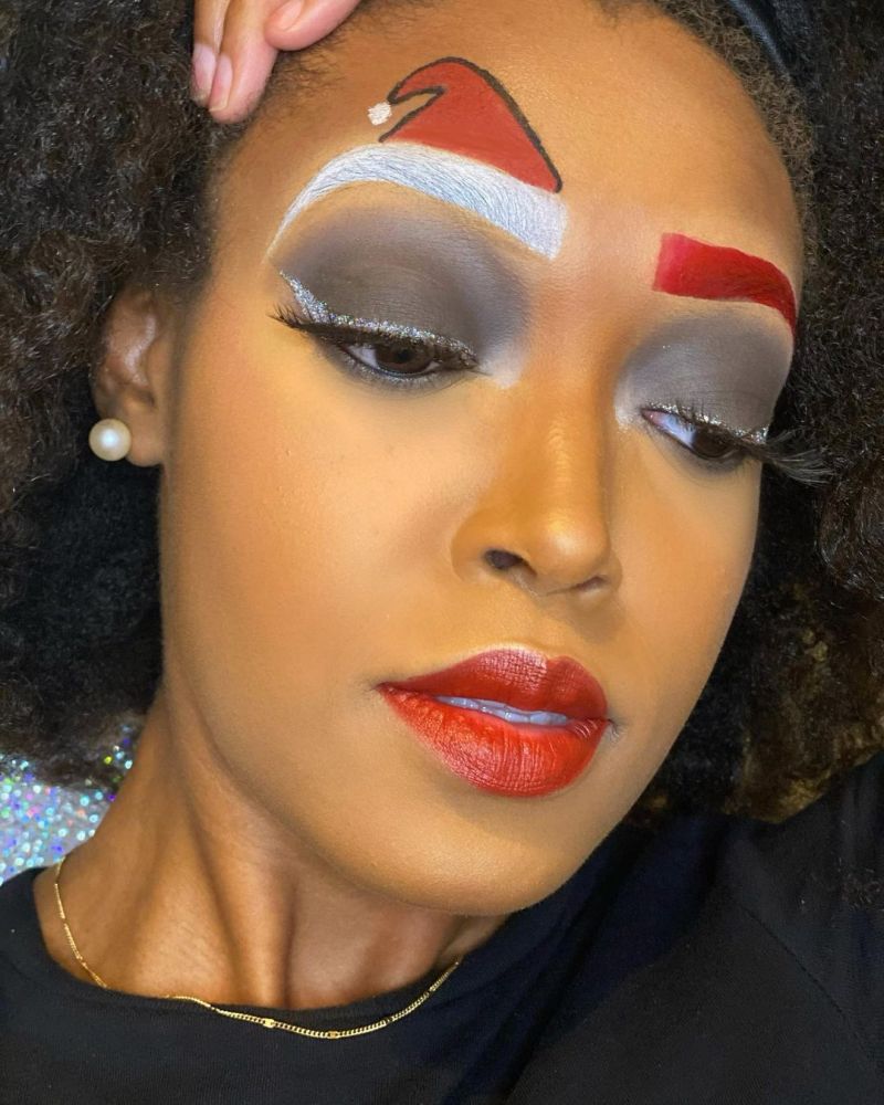 30 Glamorous Christmas Makeup Looks For Holiday