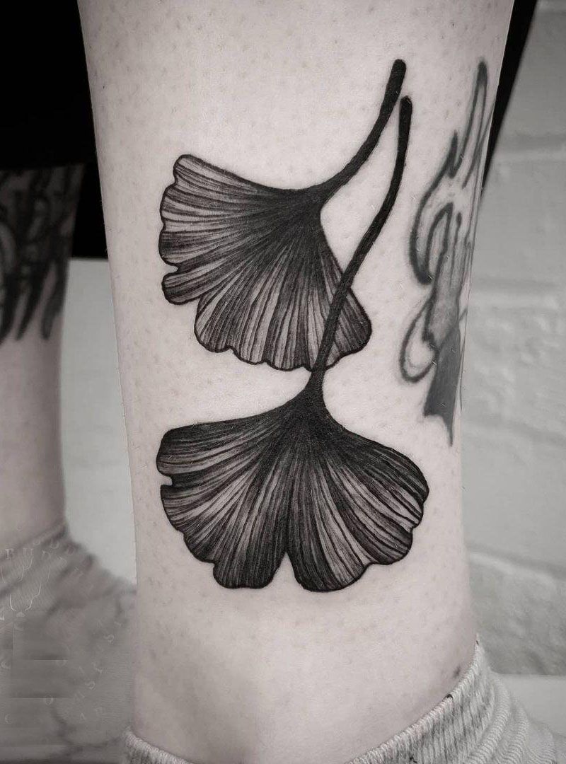 30 Pretty Ginkgo Tattoos to Inspire You