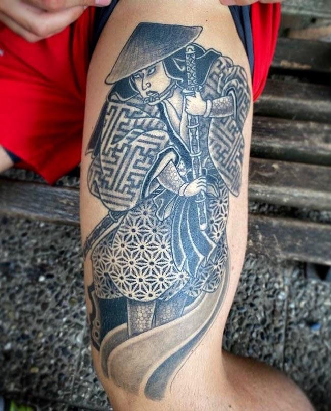 30 Pretty Ninja Tattoos Increase Your Sense of Mystery