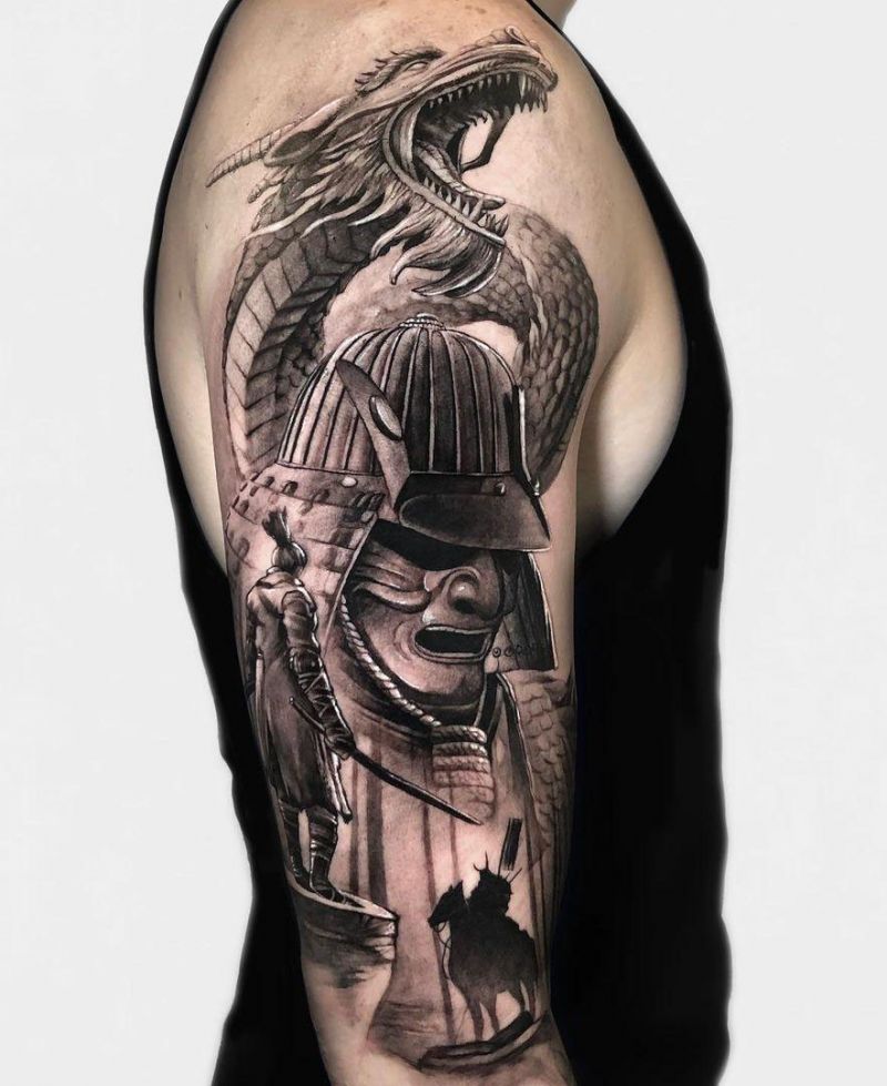 30 Fierce Samurai Tattoos Make You Brave