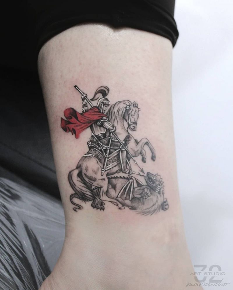 30 Pretty knight Tattoos to Inspire You