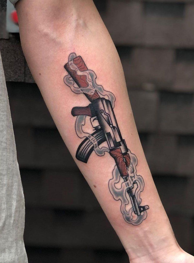 30 Perfect Ak47 Tattoos You Will Love