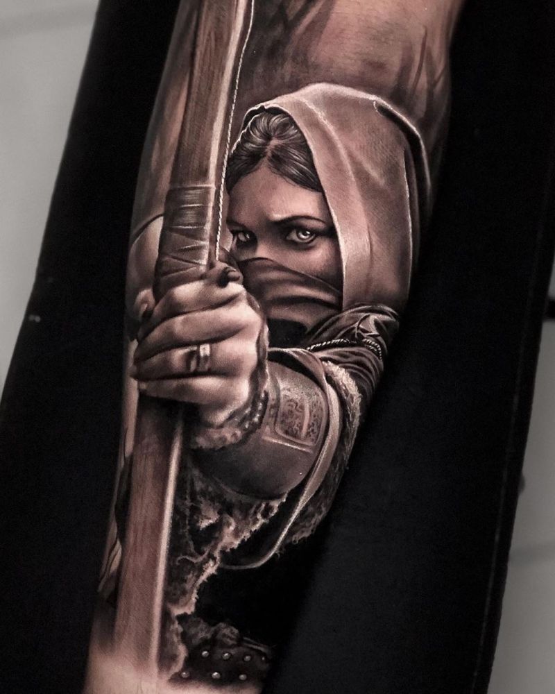 30 Pretty Archer Tattoos You Want to Try