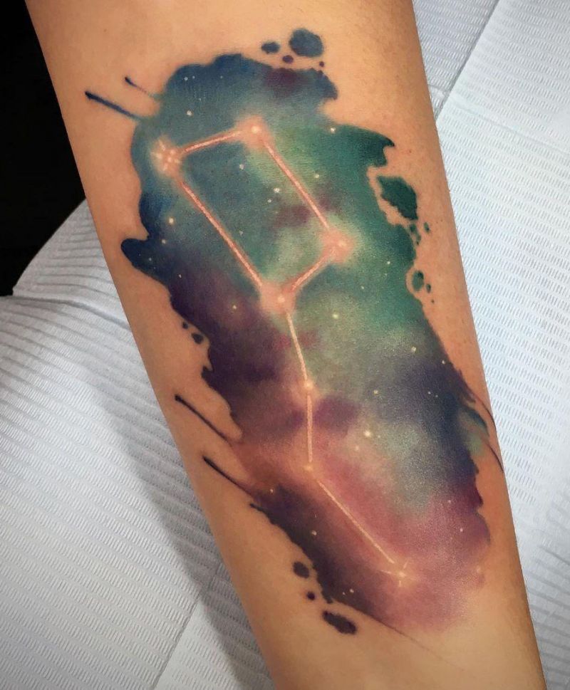 30 Pretty Big Dipper Tattoos Bring You Good Luck