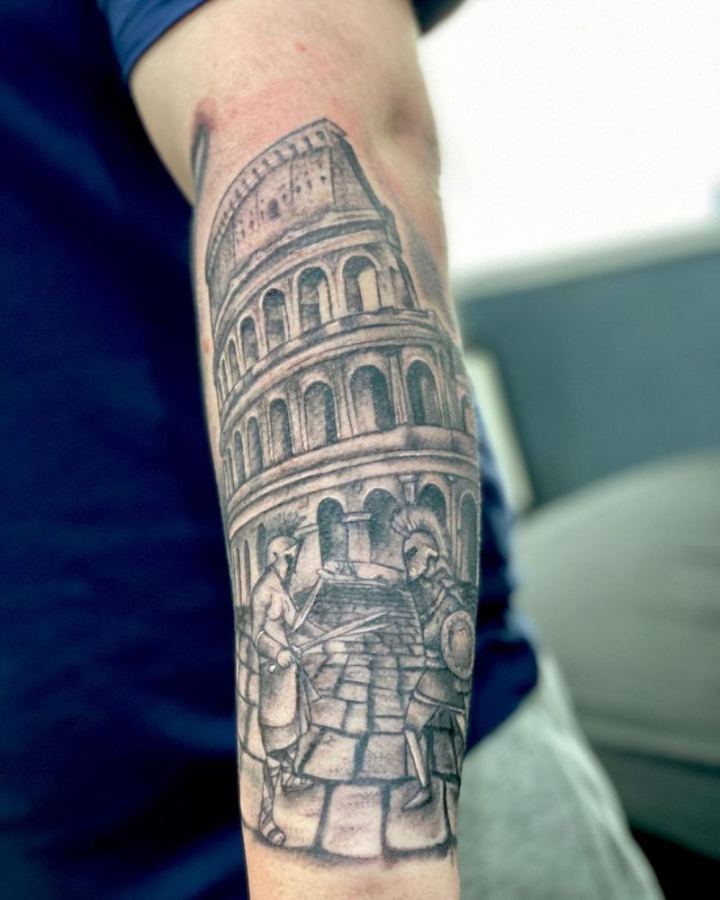 30 Pretty Colosseum Tattoos You Will Love