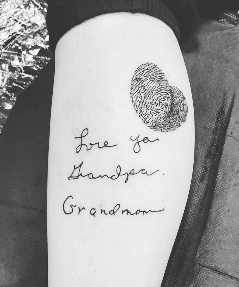 30 Pretty Fingerprint Tattoos Let You Remember The Most Important Person