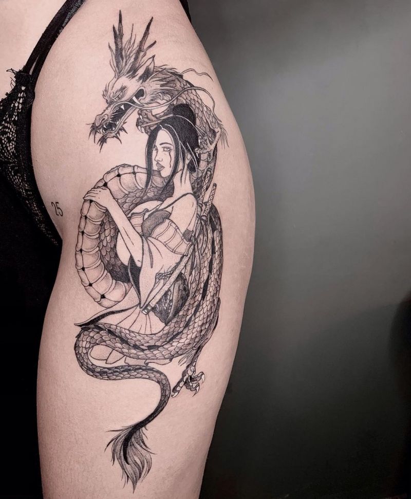 30 Pretty Geisha Tattoos You Will Love