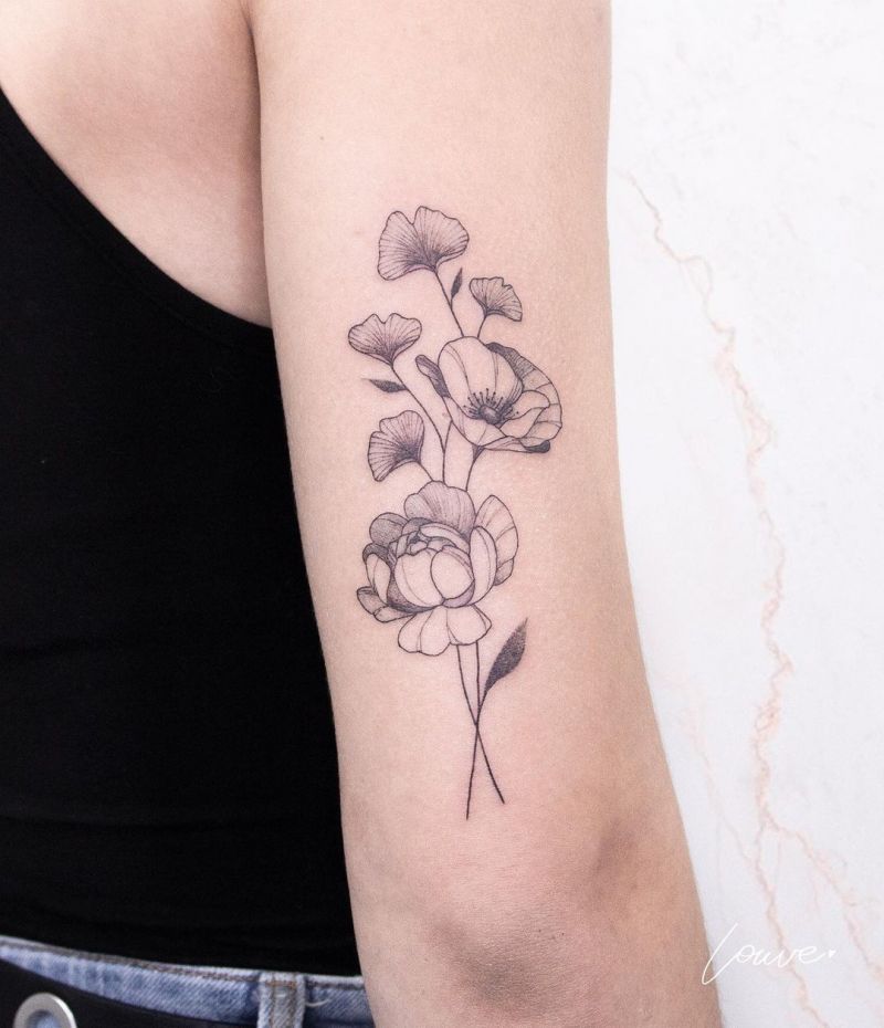 30 Pretty Ginkgo Tattoos to Inspire You