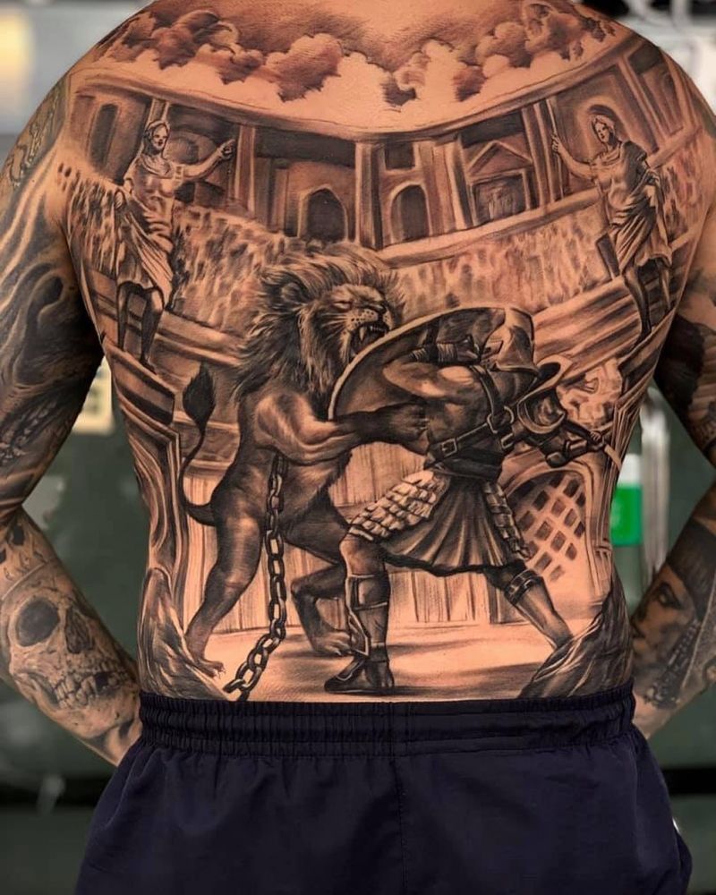 30 Gladiator Tattoos Make You Brave