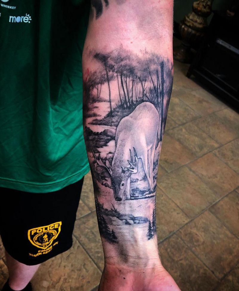 30 Pretty Hunting Tattoos to Inspire You