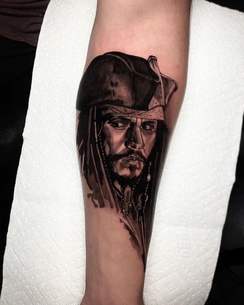 30 Pretty Jack Sparrow Tattoos You Will Love