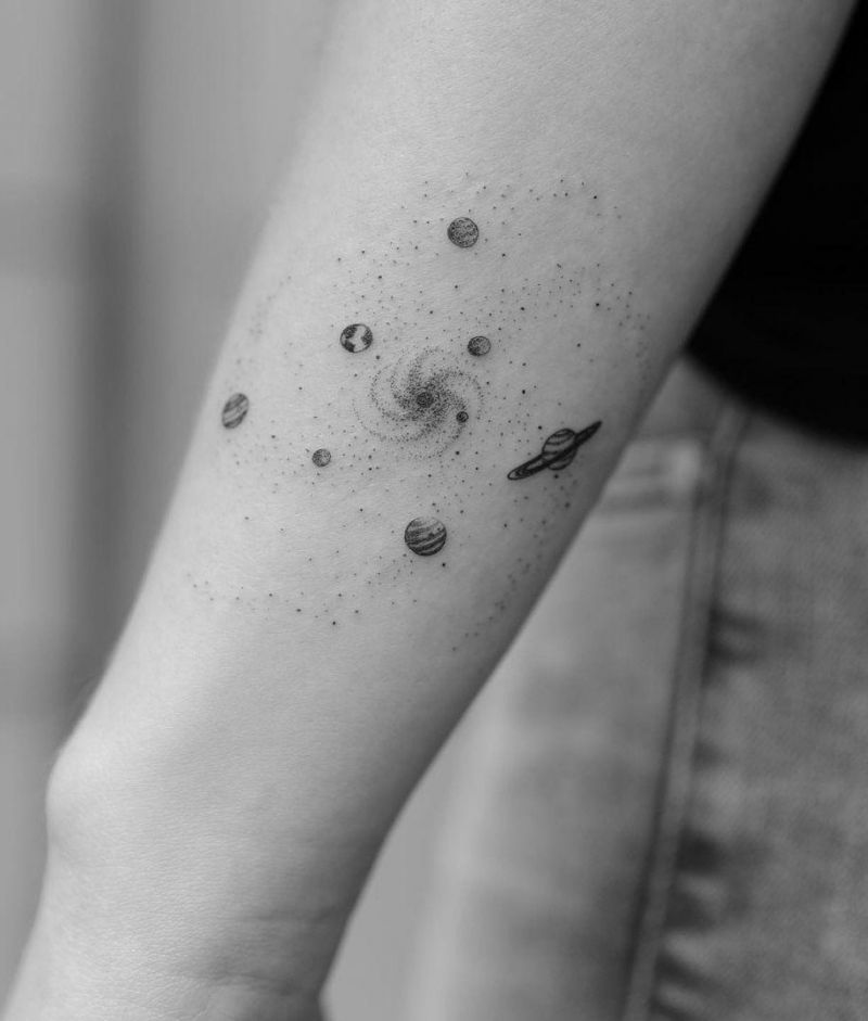 30 Pretty Milky Way Tattoos Make You Attractive